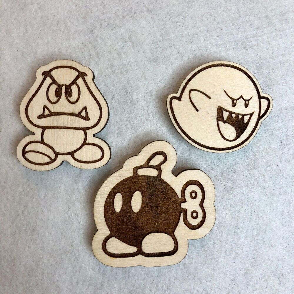 3 Pack Super Mario Enemies Magnets